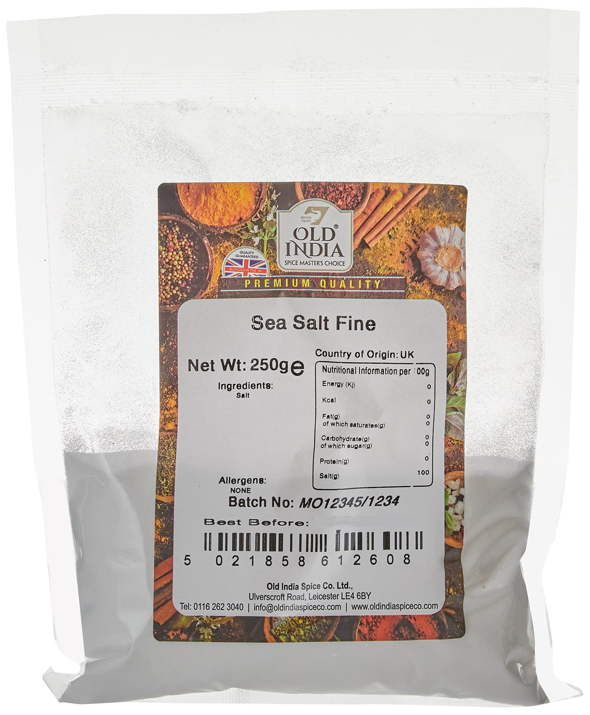 Old India Sea Salt Fine - 100% Natural, Additive-Free | 250g 1