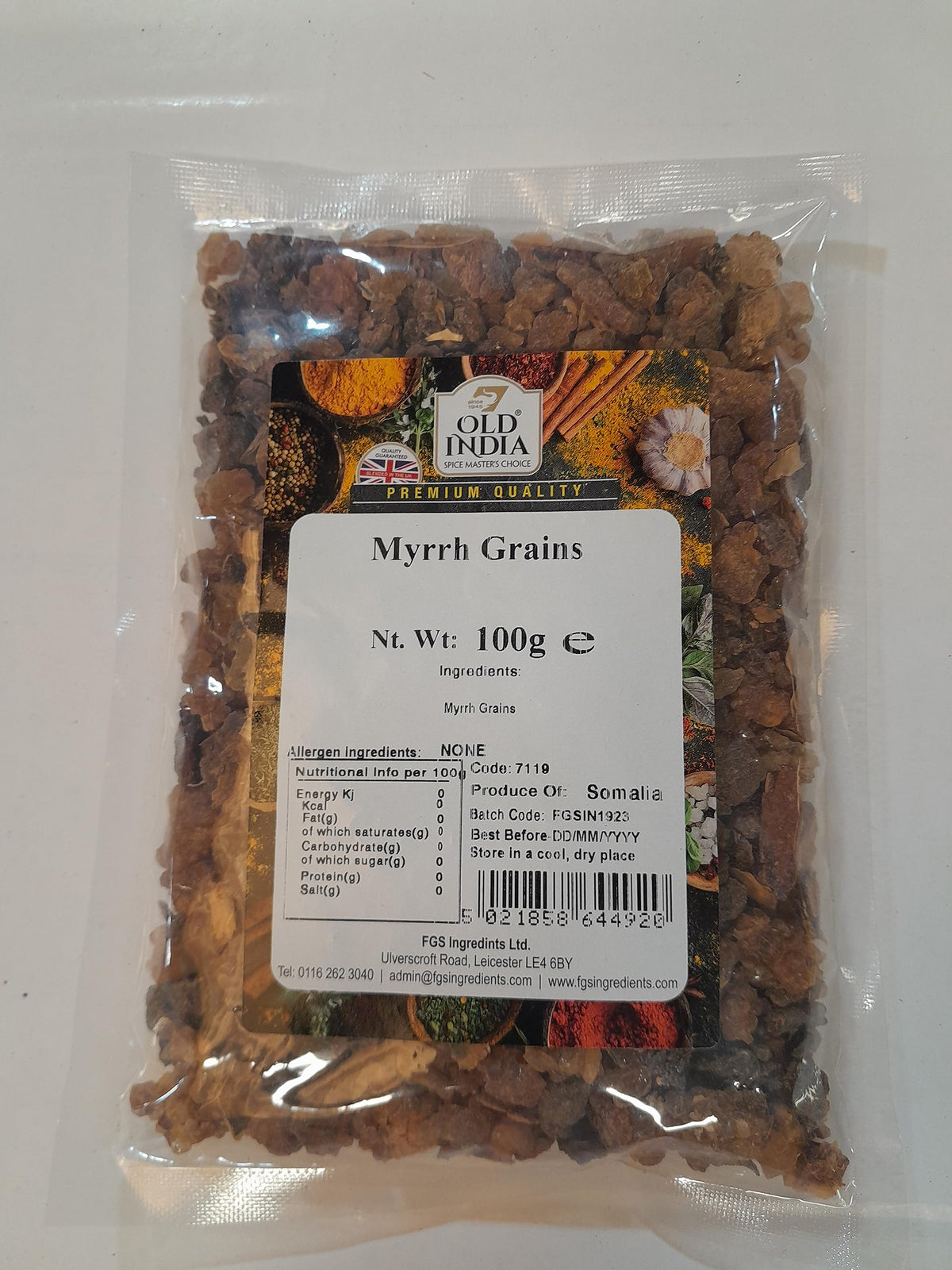 Old India Myrrh Grains - 100g 1