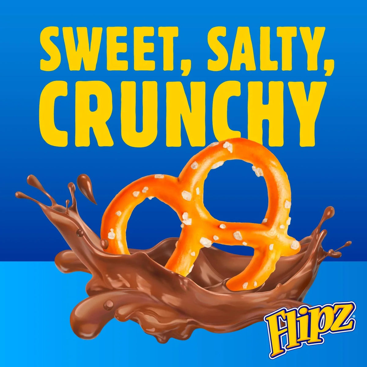 Flipz Milk Chocolate Coated Pretzels - 90g Bags (Pack of 6) 3