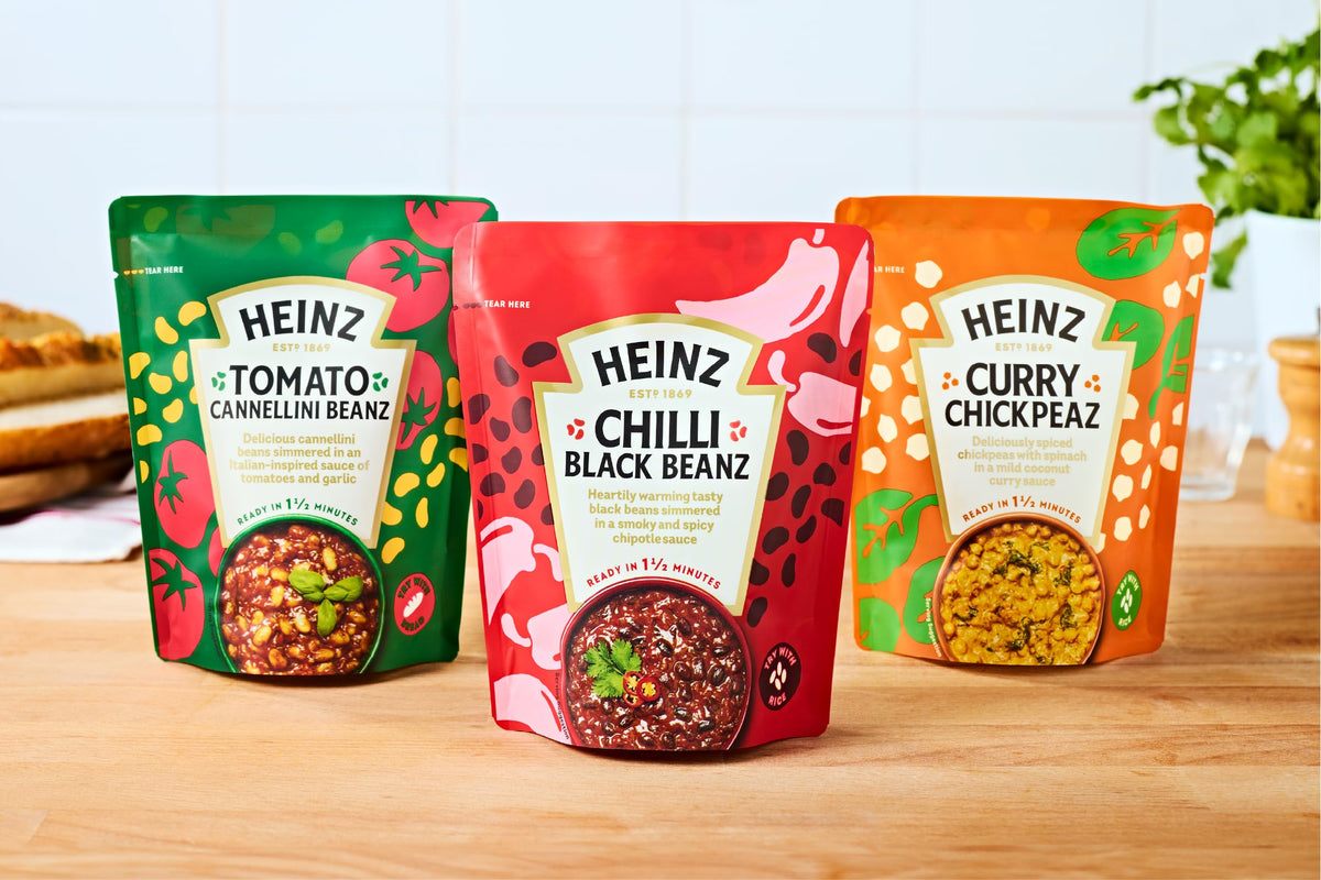 HEINZ Tomato Cannellini Beans with Onion and Garlic - Pack of 6 5