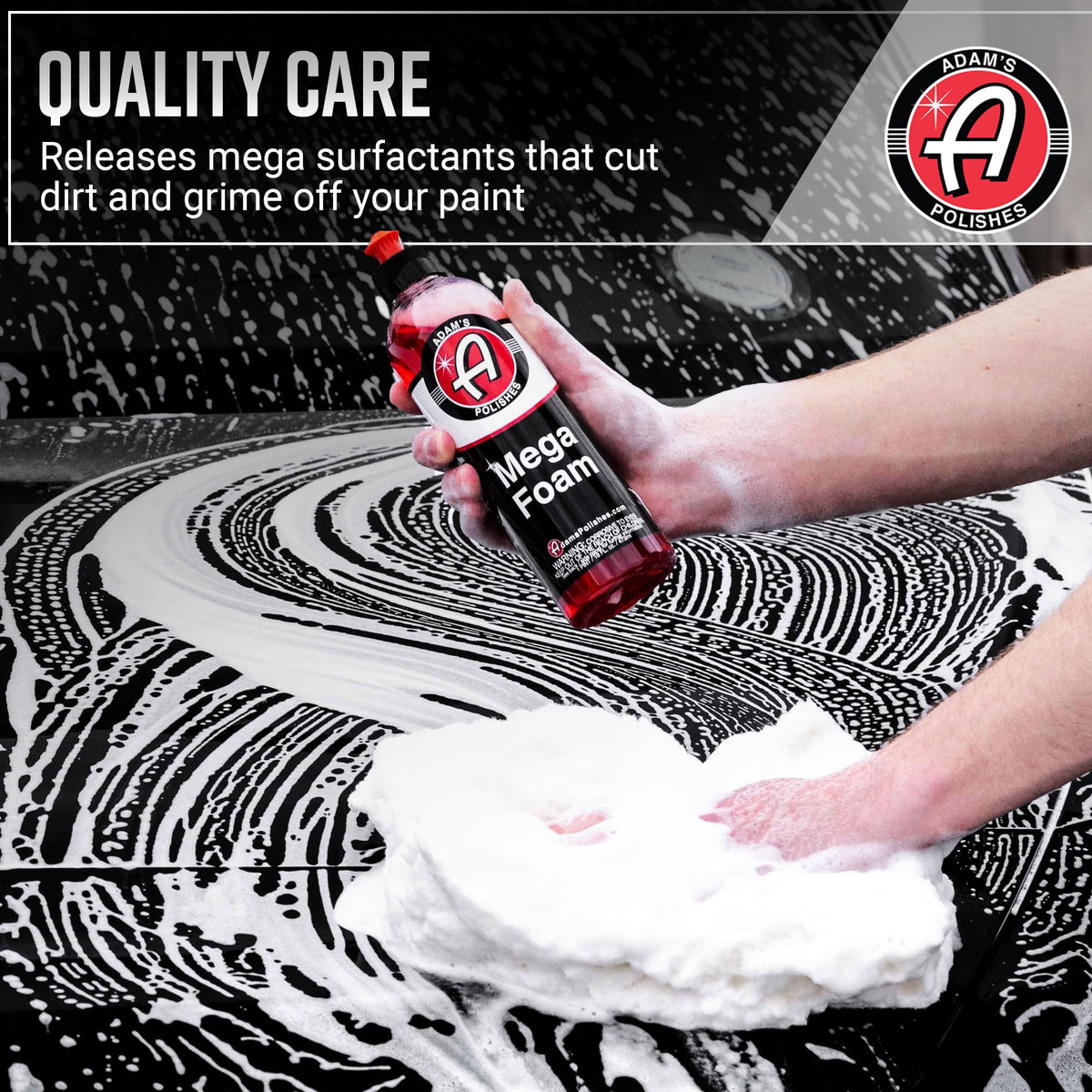 Adam's Polishes Mega Foam Shampoo - pH Neutral, Concentrated, Juicy Fruit Scent | 16 Fl Oz 7