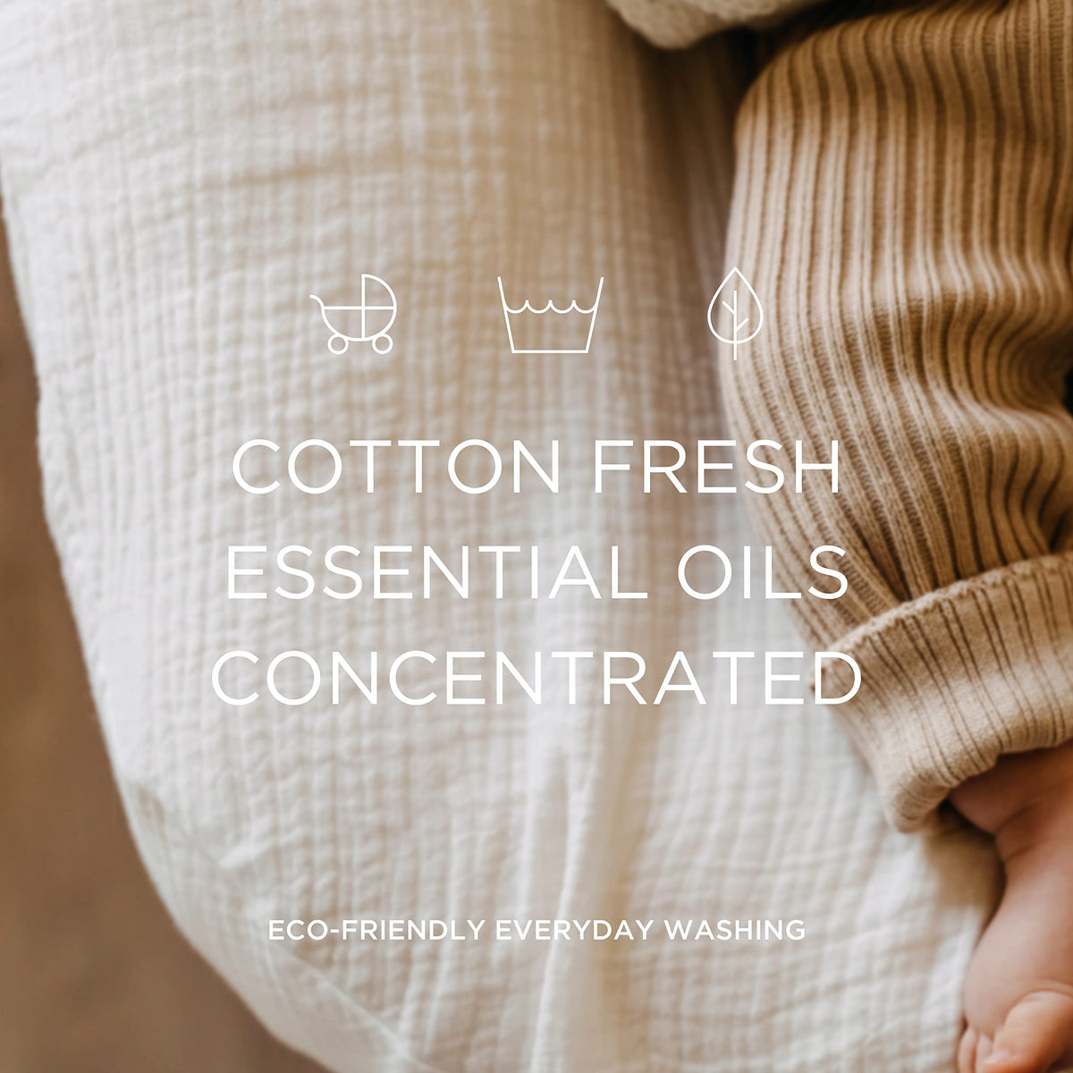 The Lab Co. Baby Wash - Gentle Non-Bio Liquid Detergent for Sensitive Skin | 300ml Cotton Fresh Scent 3