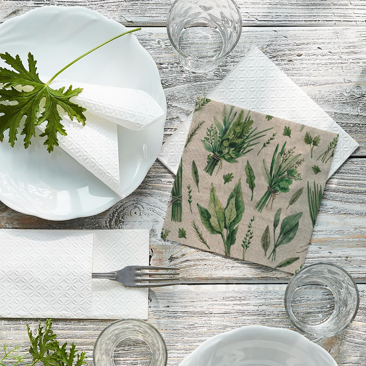PAW Decor Collection Napkins - 3-Ply Kraft Paper | 20 Pieces | 33 x 33 cm 5