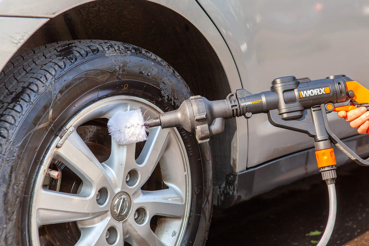 WORX WA4042 Hydroshot Wheel Ball Brush Accessory - Deep Cleaning for Vehicle Alloys 3
