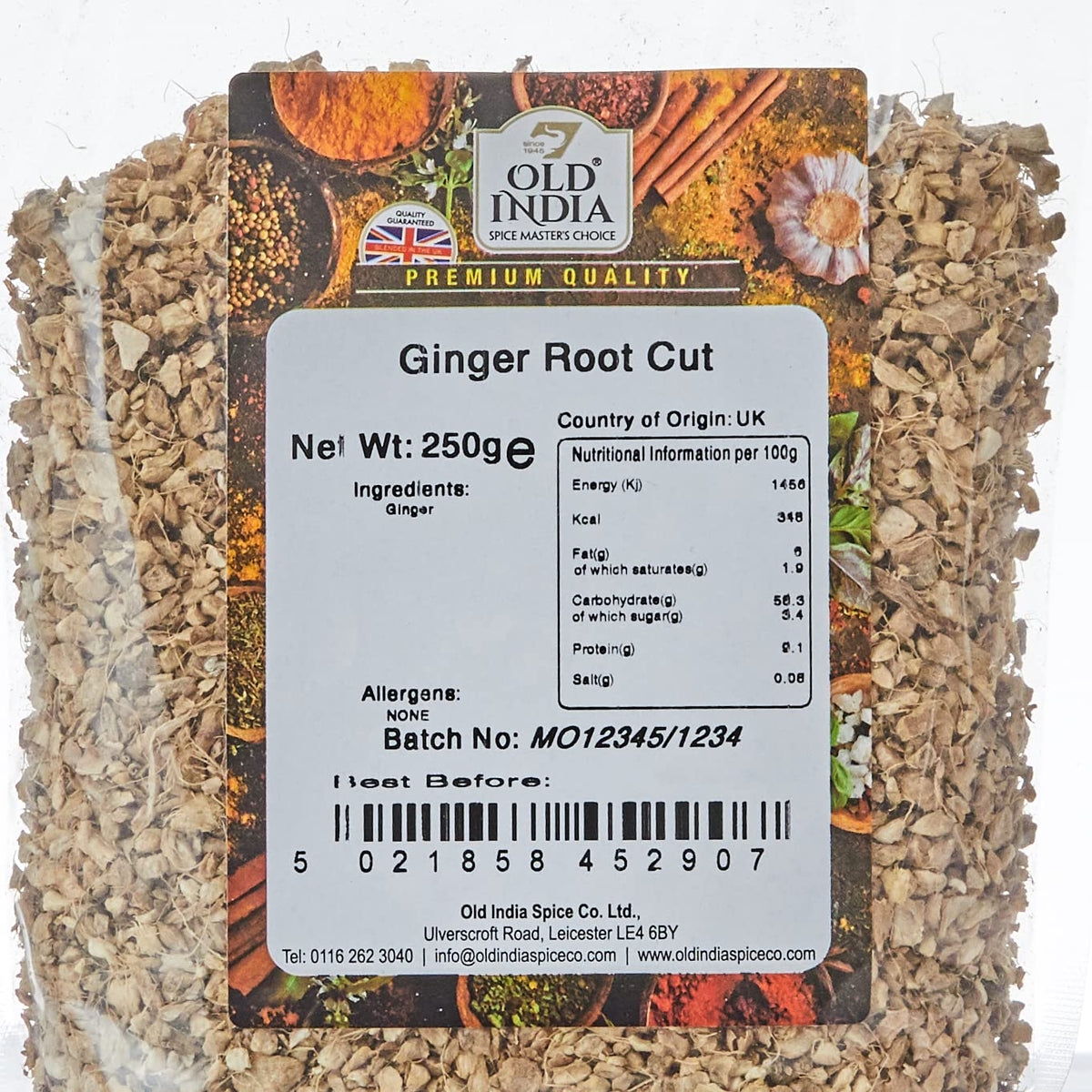 Old India Ginger Root Pieces - 100% Natural, Additive-Free | 250g 2