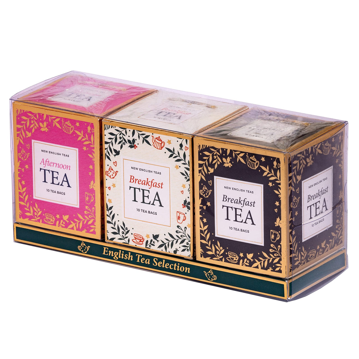 New English Teas Festive Tea Carton Gift Pack - 30 Teabags | Black Tea | Christmas Designs 5