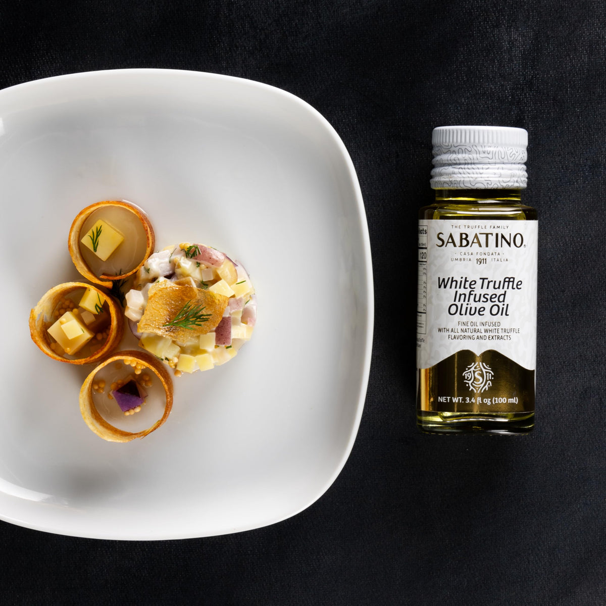 Sabatino Tartufi White Truffle Infused Olive Oil - 3.4 fl oz | All Natural | Italy 3