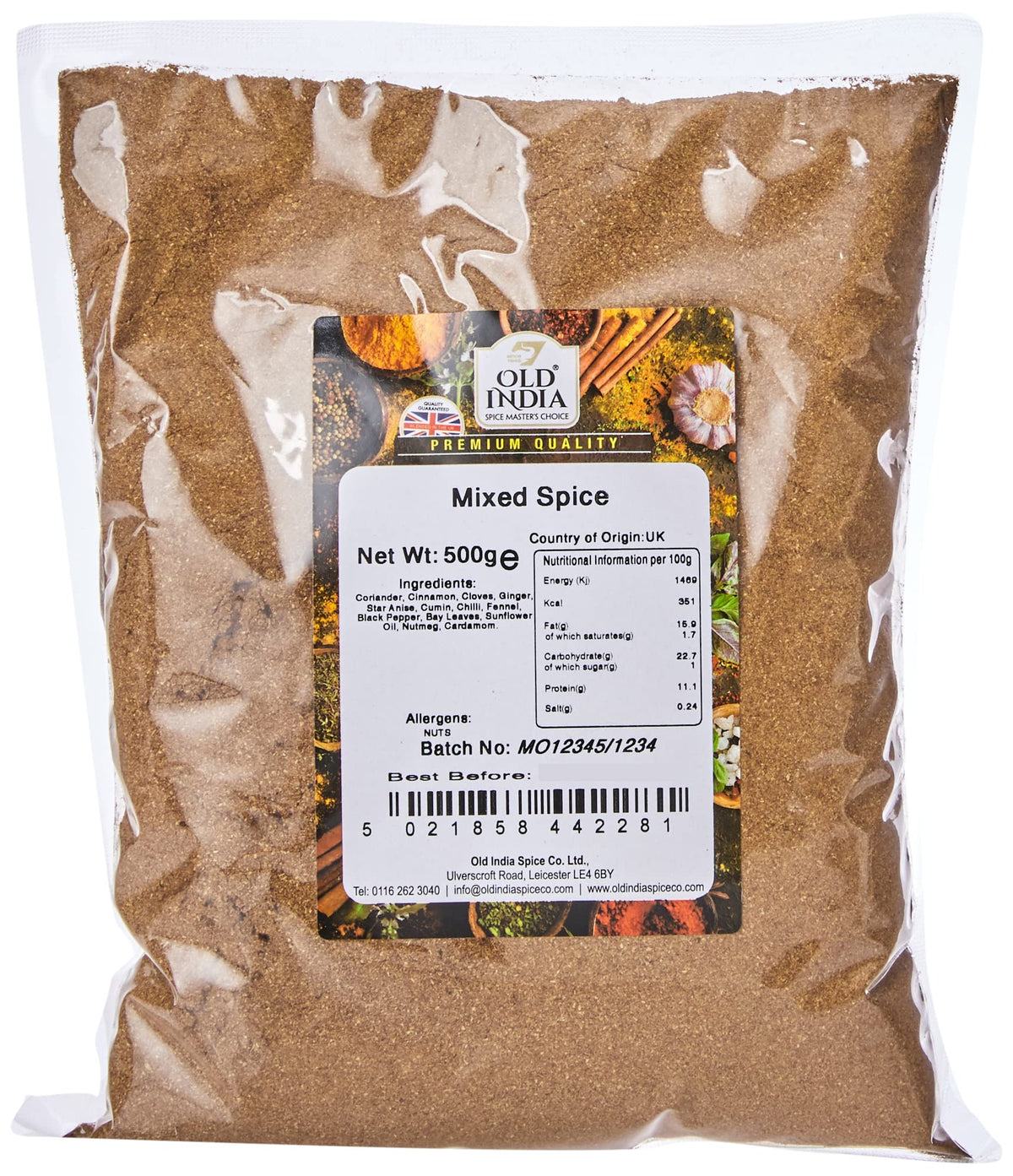 Old India Mixed Herbs - 100% Natural, Additive-Free | 500g 1