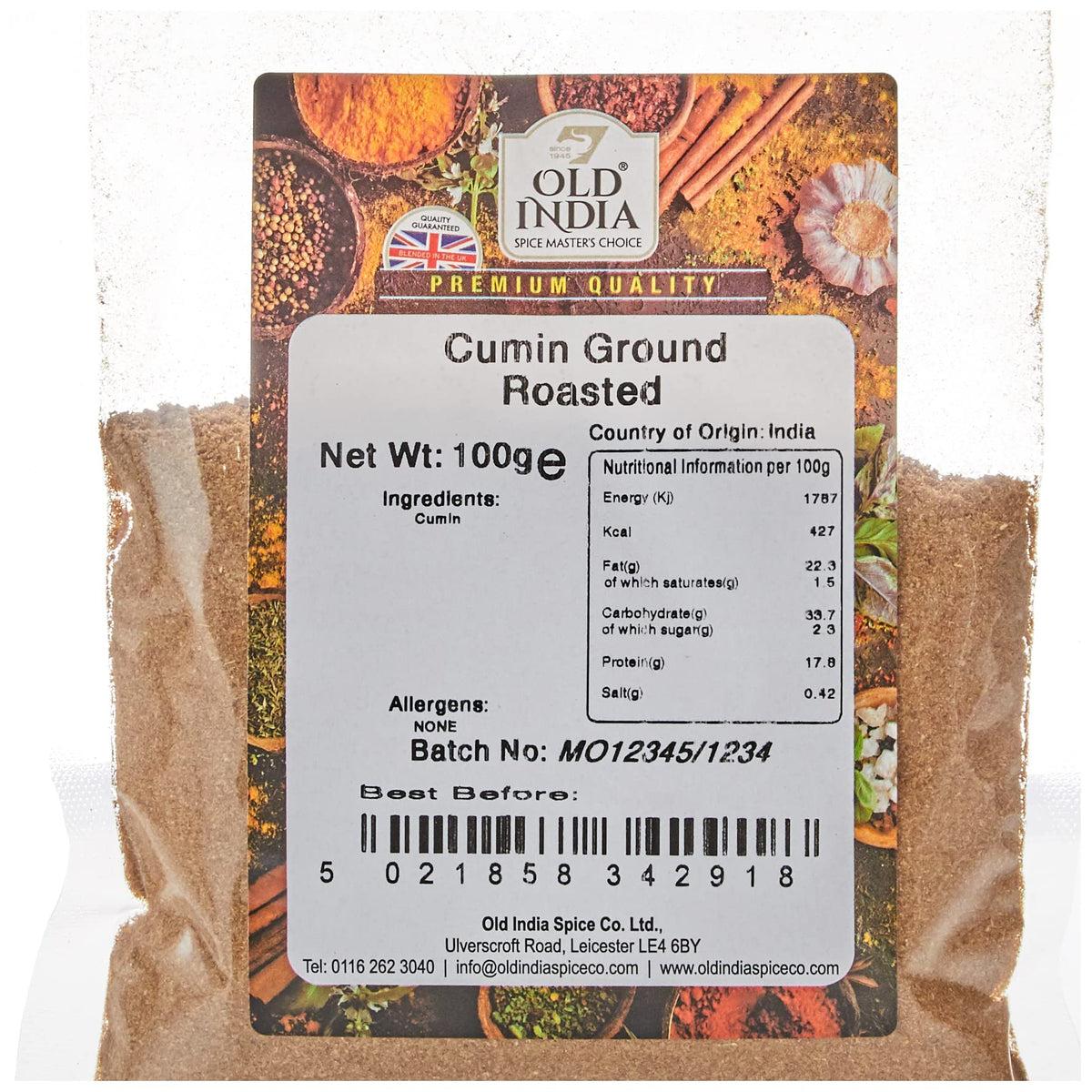 Old India Roasted Cumin Seeds - 100g 2