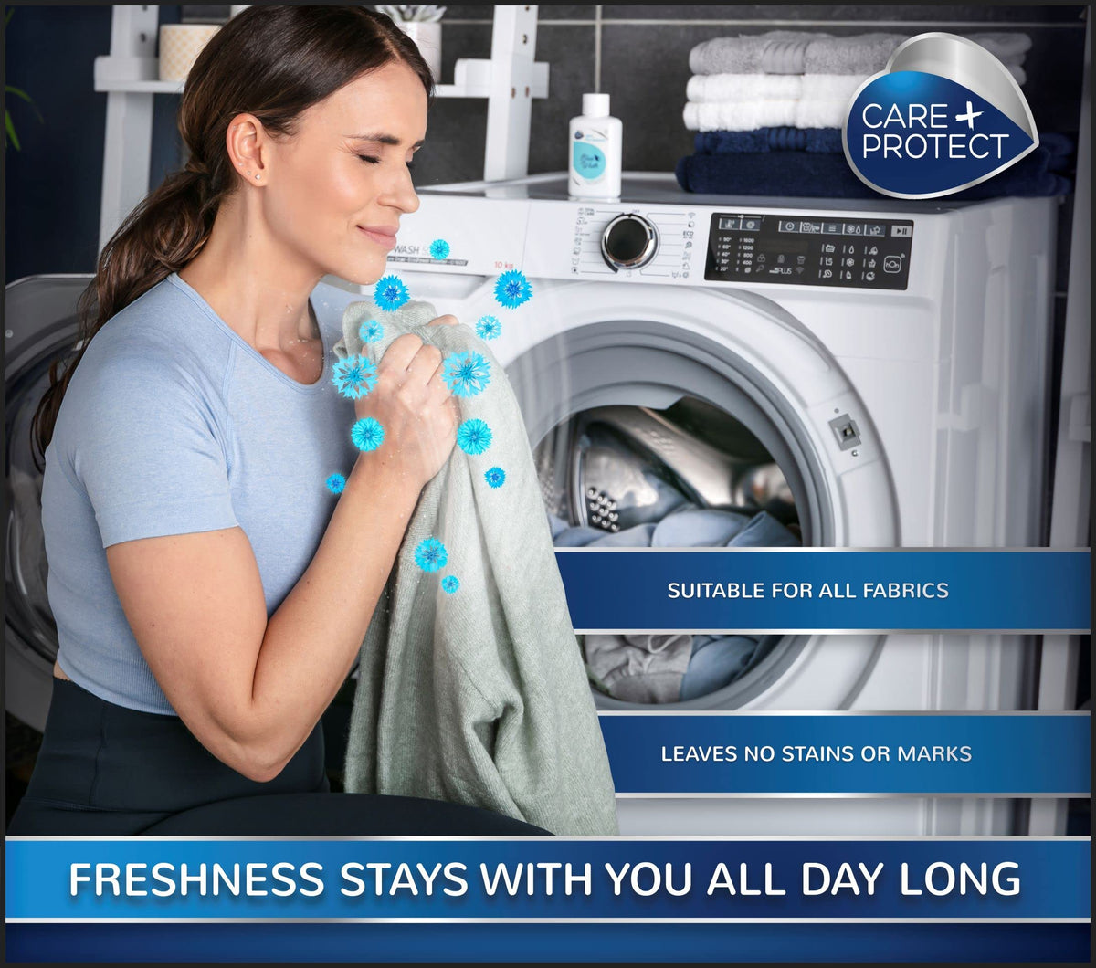 CARE + PROTECT Talco Wash Laundry Perfume - Long-Lasting Fragrance Up to 5 Weeks | 100ml 3