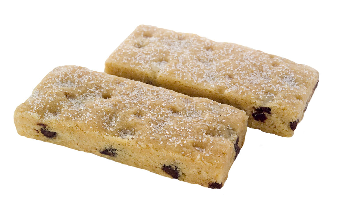Shortbread House of Edinburgh Handmade Dark Chocolate Chip Shortbread Fingers - 2 x 170g Packs