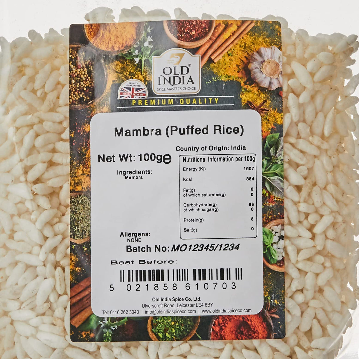 Old India Mamra (Puffed Rice) - 100g 2