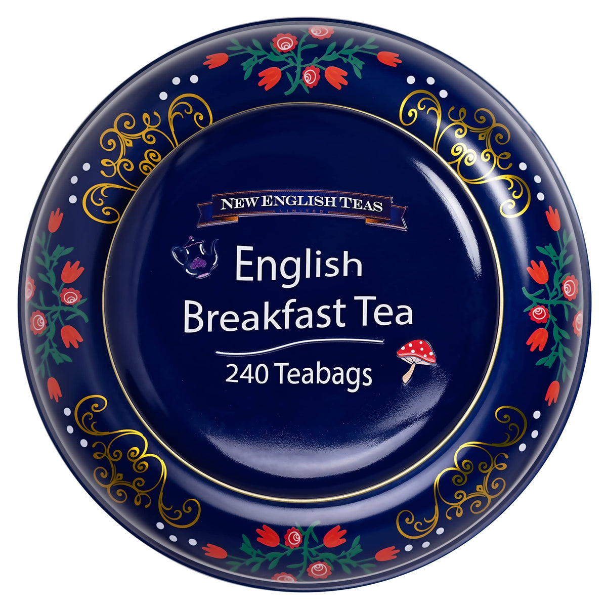 New English Teas Alice in Wonderland Victorian Tea Tin - 240 English Breakfast Tea Bags 7