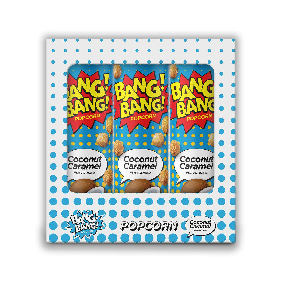 Ko-Lee Bang Bang Popcorn - Butter & Coconut Flavour | Air Popped | 85g