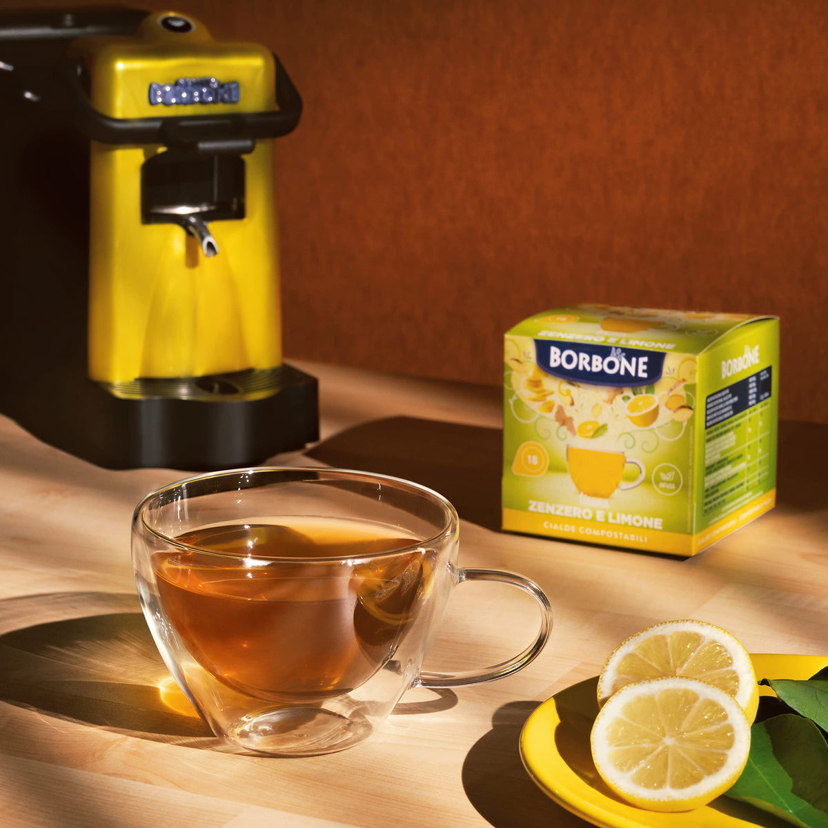 Caffè Borbone Ginger and Lemon Infusion - 72 ESE Pods | Herbal Tea | Gluten-Free 3