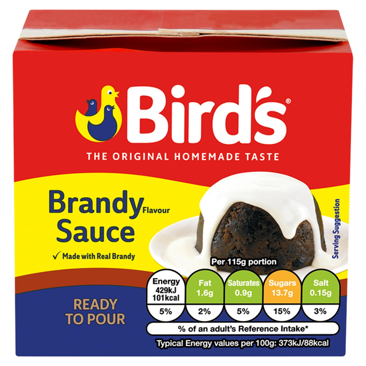 Bird's Brandy Flavour Dessert Sauce - 465g 3