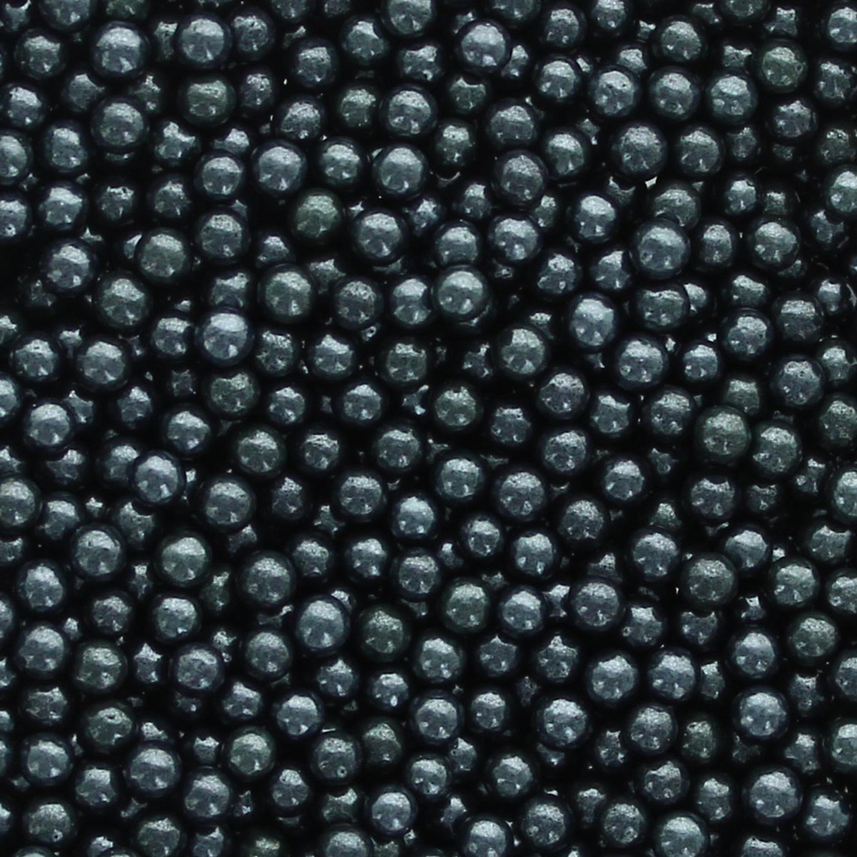 Culpitt Select Black Pearls - 4mm Edible Sugar Sprinkles | 500g Pouch