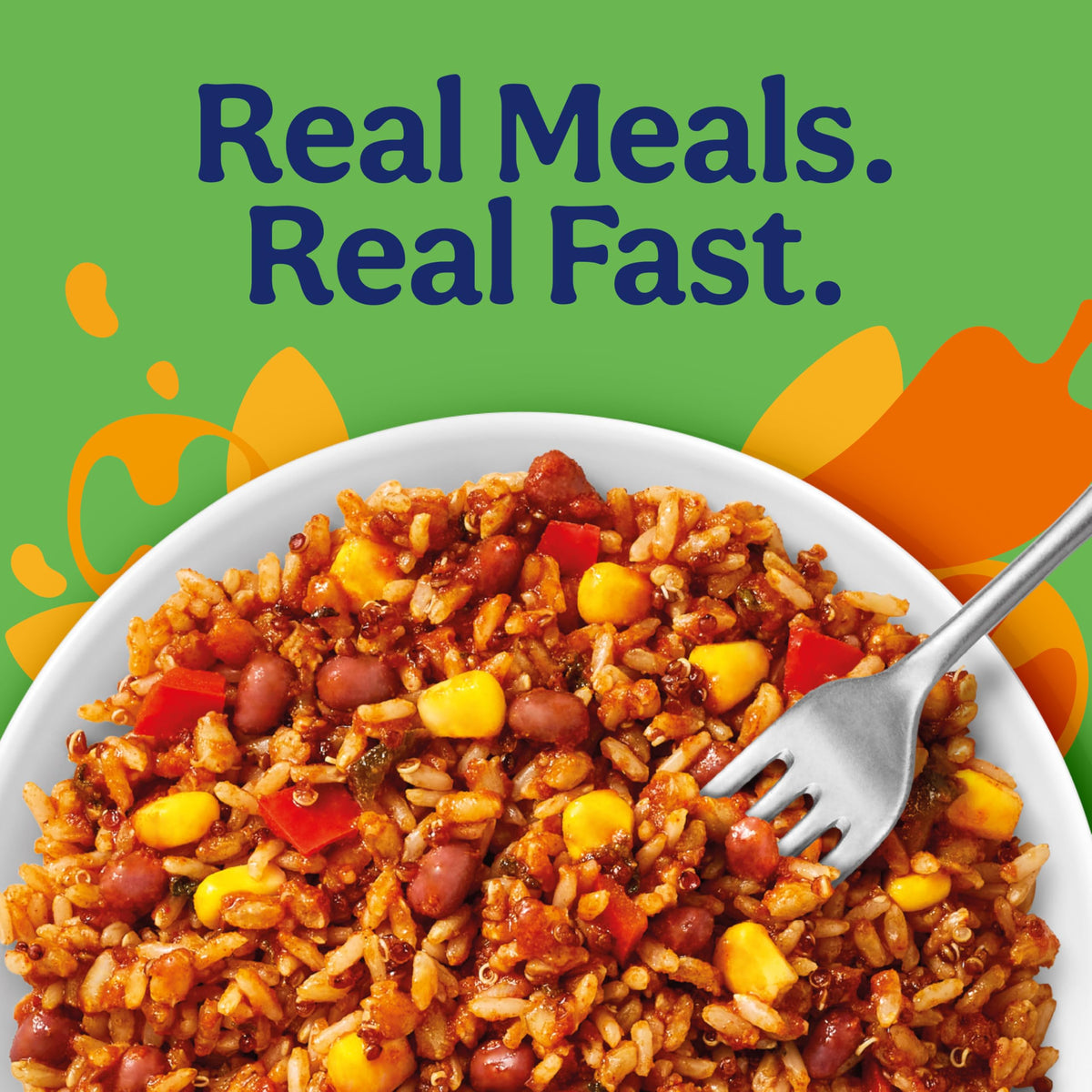 Ben's Original Mexican Style Bean & Corn Wholegrain Rice Ready Meal - High Fibre, Vegetarian | 6 x 220g Pouches