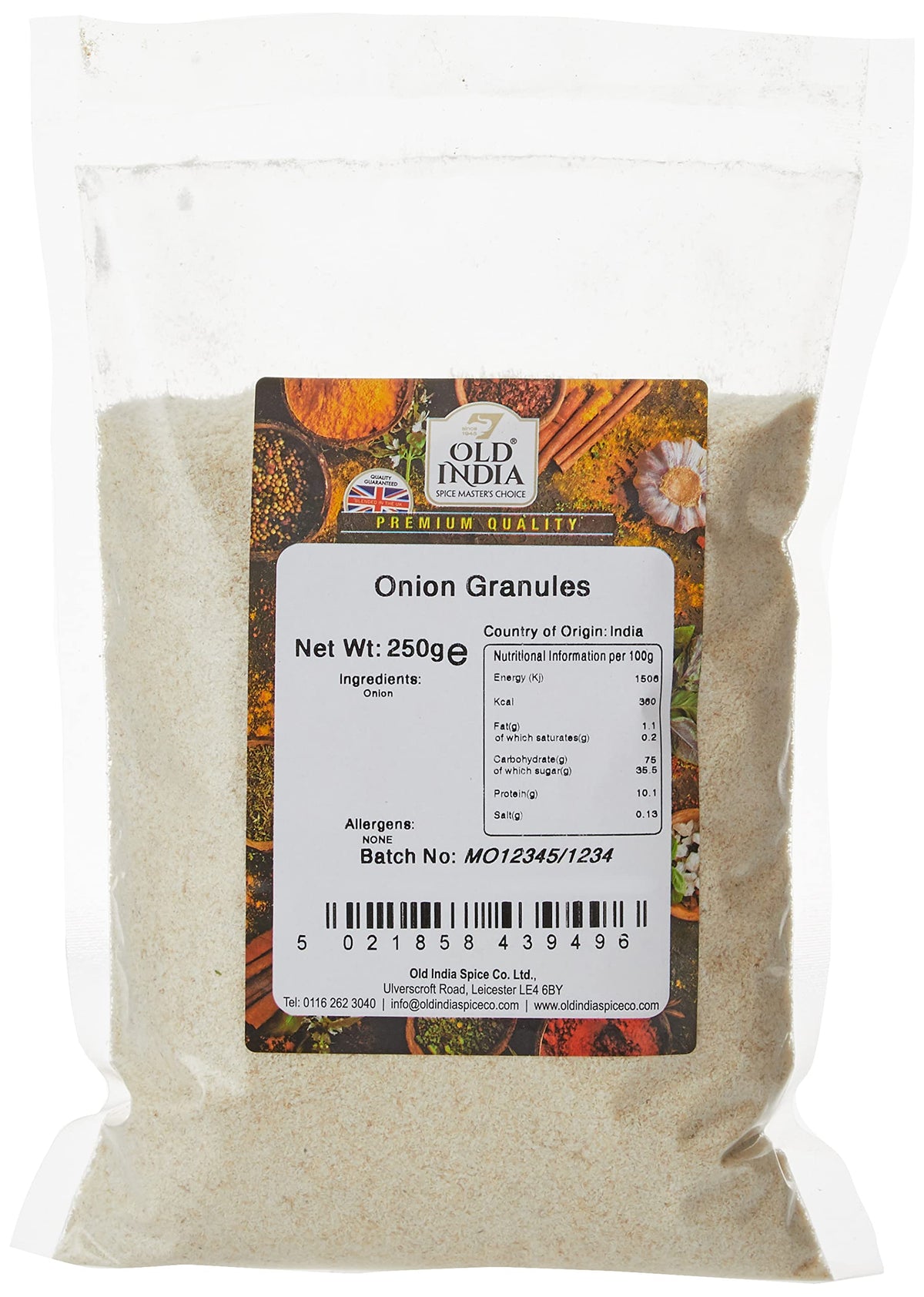 Old India Onion Powder - 100% Natural, Additive-Free | 250g 1
