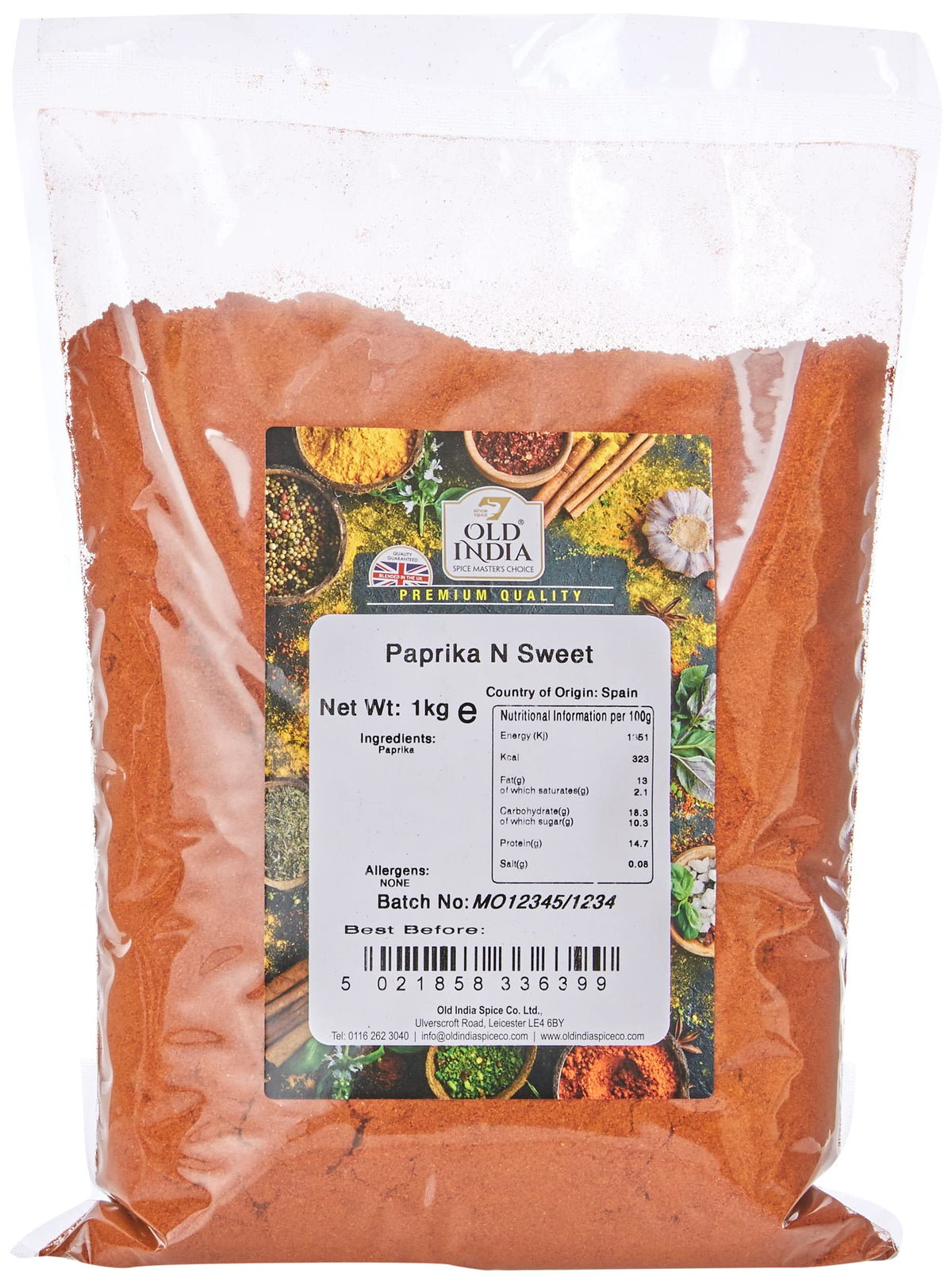 Old India Paprika N Sweet Powder - 1 kg
