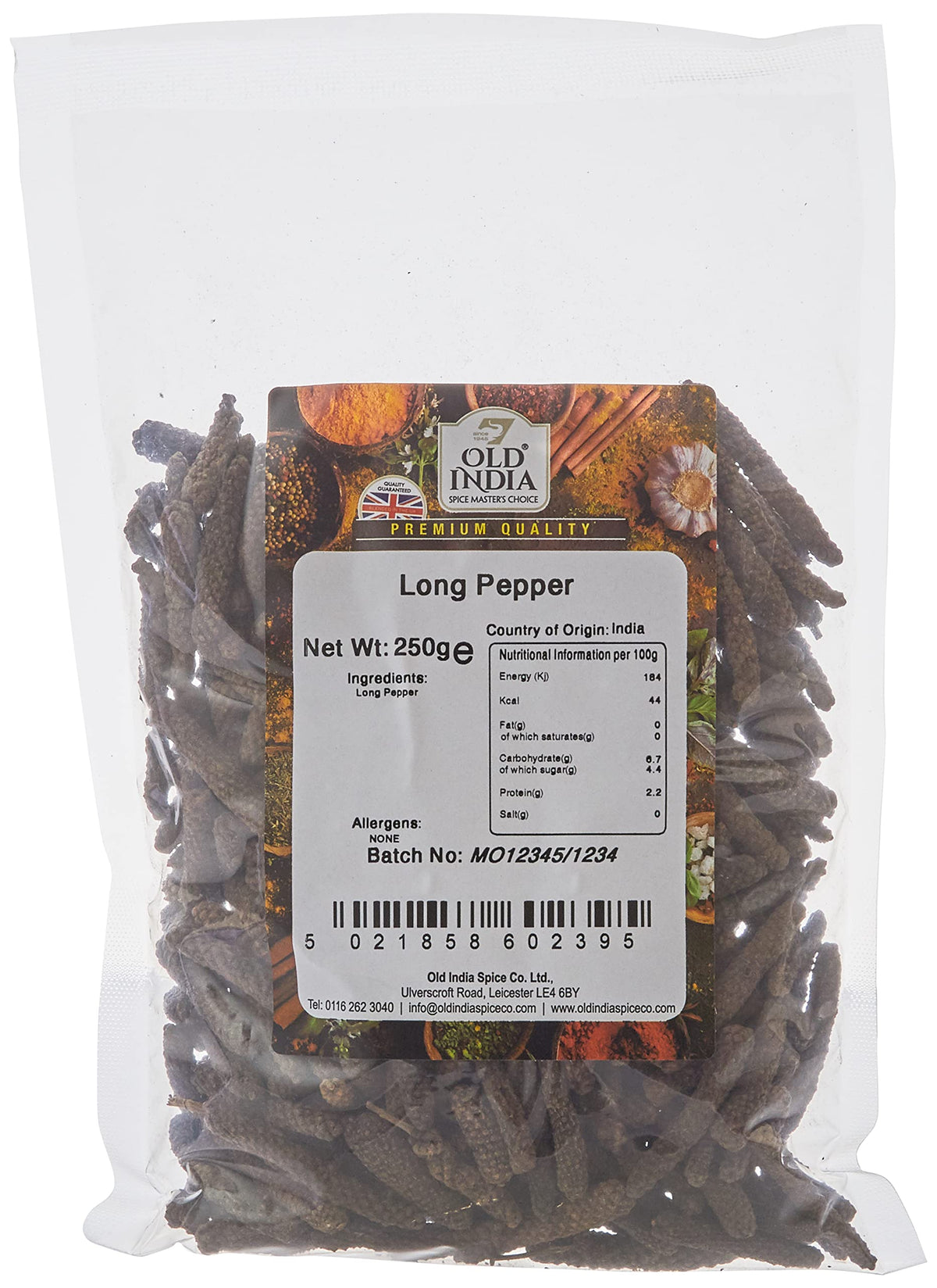 Old India Long Pepper - 100% Natural Indian Seasoning | 250g 1