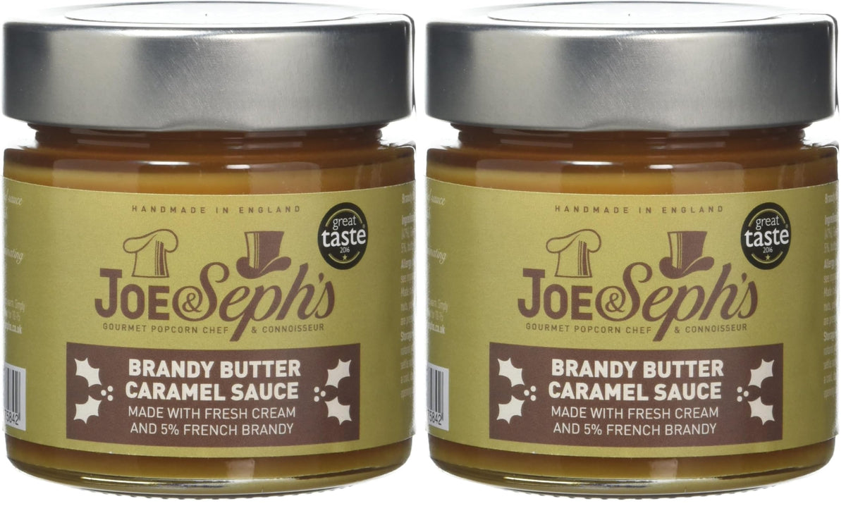 Joe & Seph's Brandy Butter Caramel Sauce - Pack of 2, 230g Each | Gluten Free 1