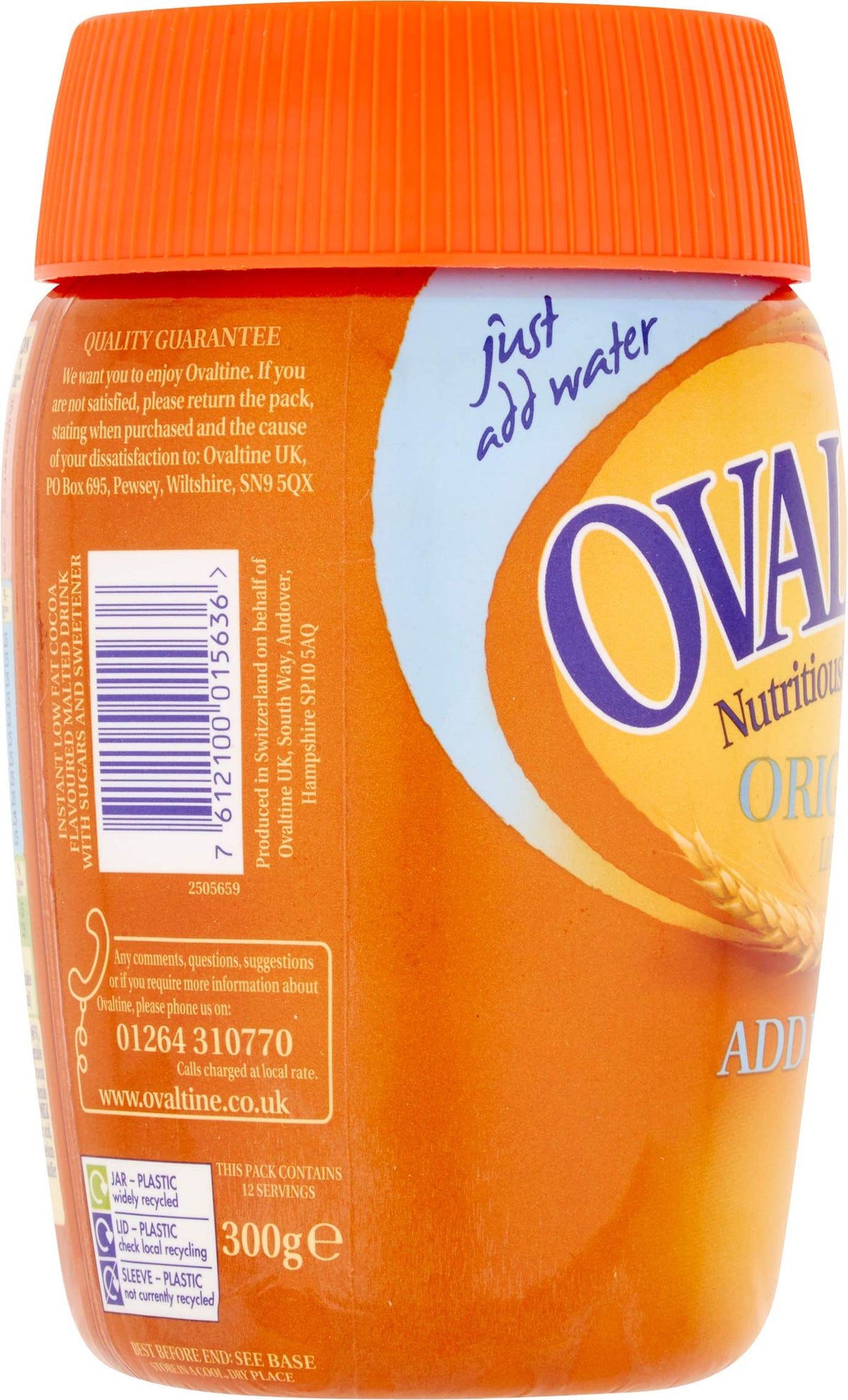 Ovaltine Original Light Malted Drink - Low Fat, Source of Iron & Vitamins 4