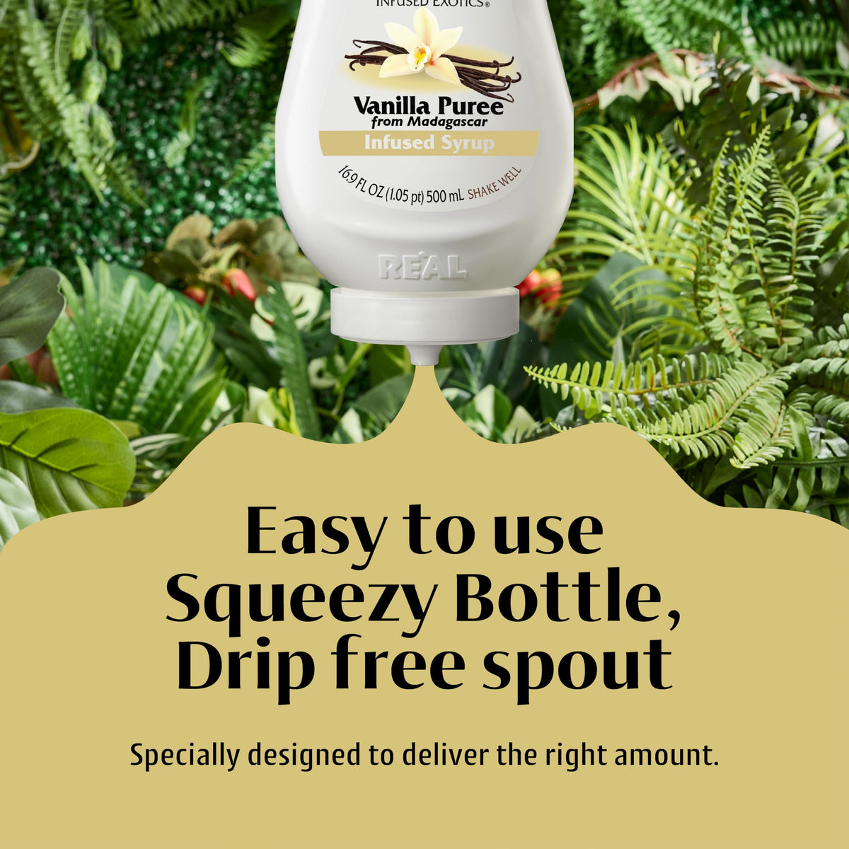 Reàl Madagascar Vanilla Infused Syrup - Gluten Free, Vegan | 500ml 5