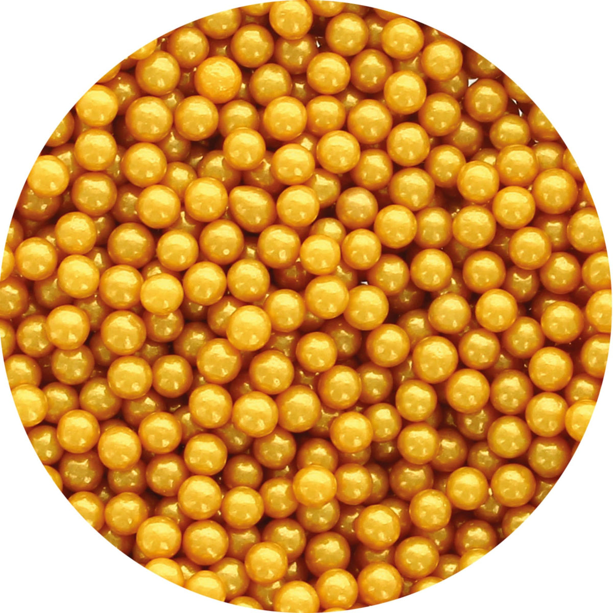 Culpitt Select Gold Pearls - 4mm Edible Cake Decorations | 500g Pouch 4