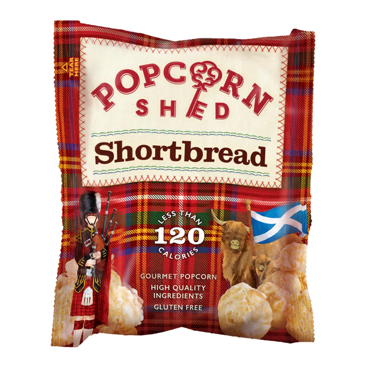 Popcorn Shed Shortbread Caramel Gourmet Popcorn - Gluten Free, 24g 1