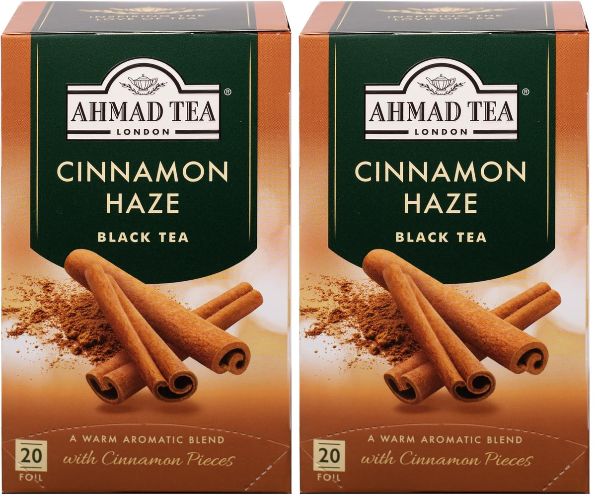 Ahmad Tea Cinnamon Haze Black Tea - 20 Teabags (Pack of 2) 1