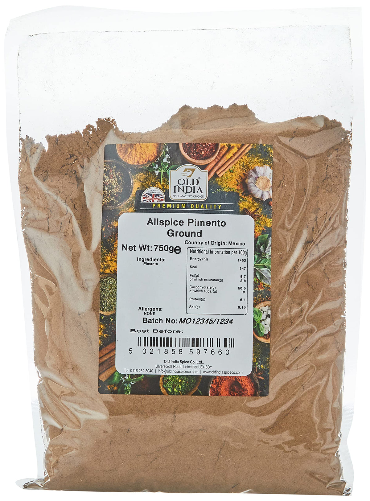Old India Allspice Pimento Ground - 100% Natural | 750g | Additive & GMO Free 1