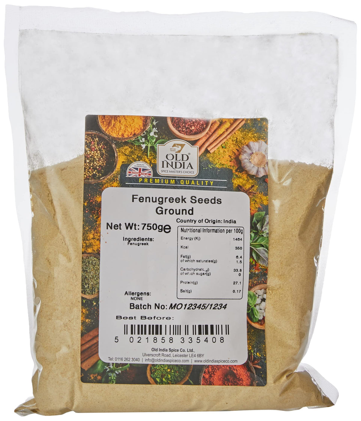 Old India Fenugreek Seeds - Ground | 750g