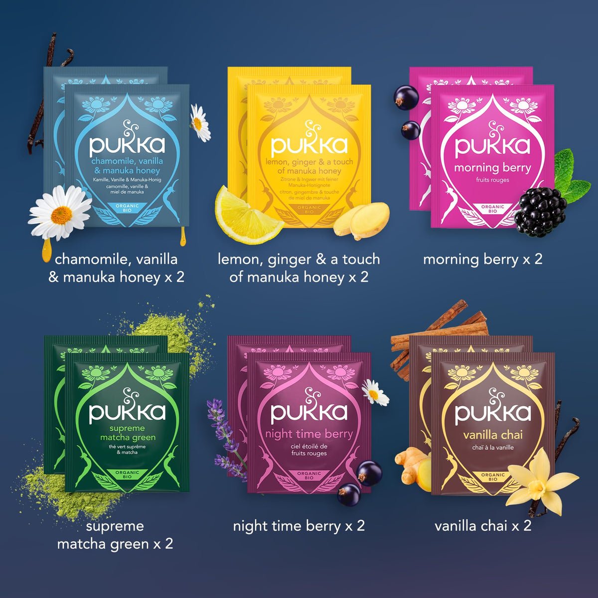Pukka Herbs Organic Tea Advent Calendar - 24 Days of Herbal Tea 6