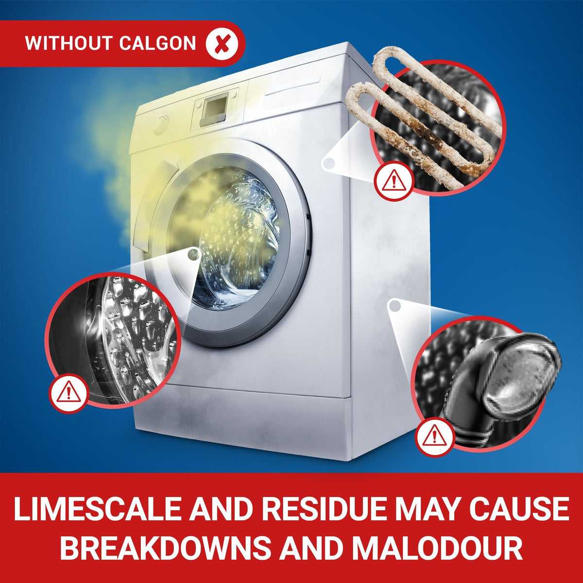 Calgon 4-in-1 Washing Machine Cleaner and Water Softener Gel - Prevents Limescale & Odours | 750 ml (Pack of 2) 3