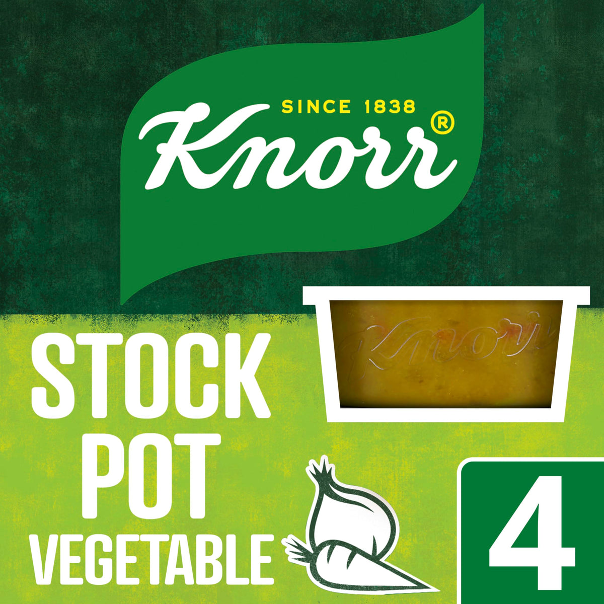 Knorr Vegetable Stock Pots - Gluten-Free, Vegan, Vegetarian - 5 x 28g Pots