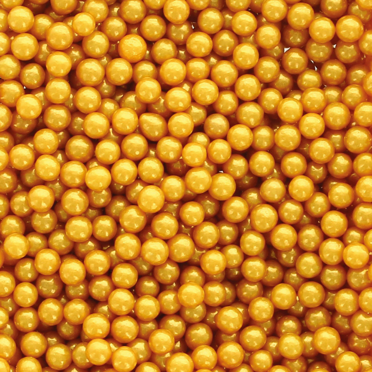 Culpitt Select Gold Pearls - 4mm Edible Cake Decorations | 500g Pouch 2