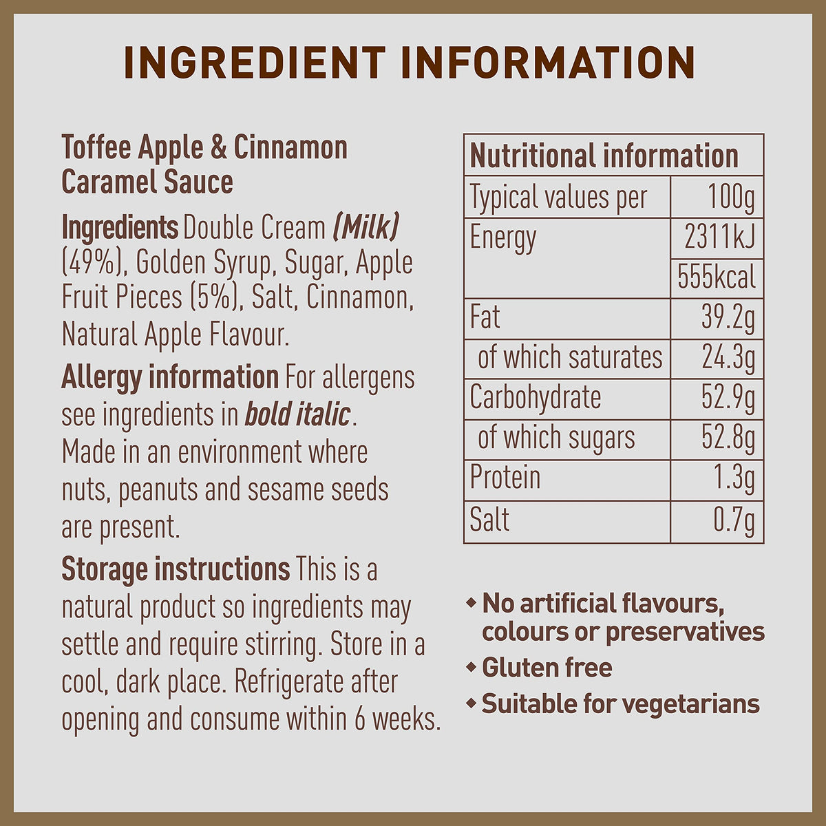 Joe & Seph's Toffee Apple & Cinnamon Caramel Sauce - 3 x 230g Jars | Handmade in Great Britain | 100% Natural Ingredients 5