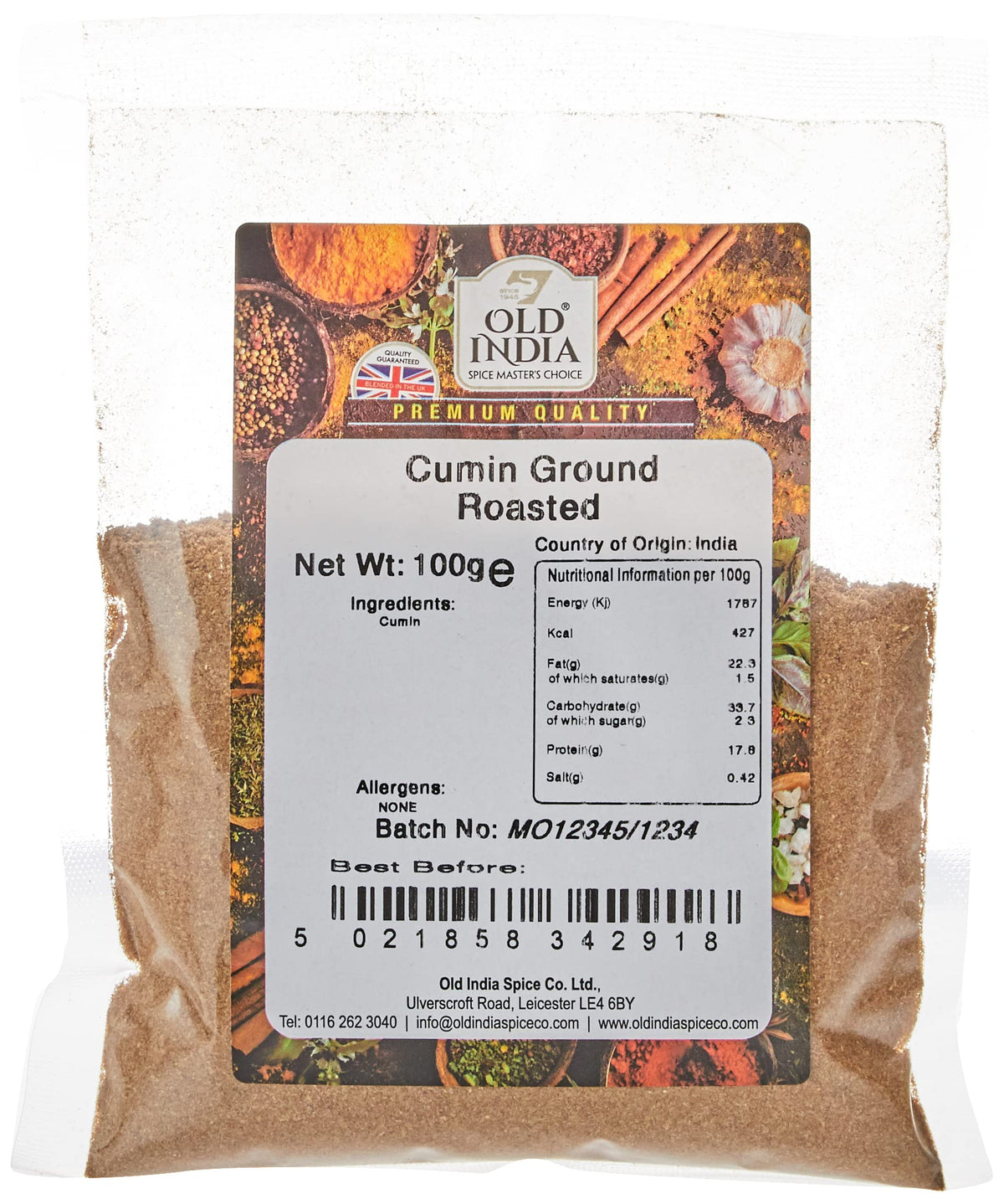 Old India Roasted Cumin Seeds - 100g 1
