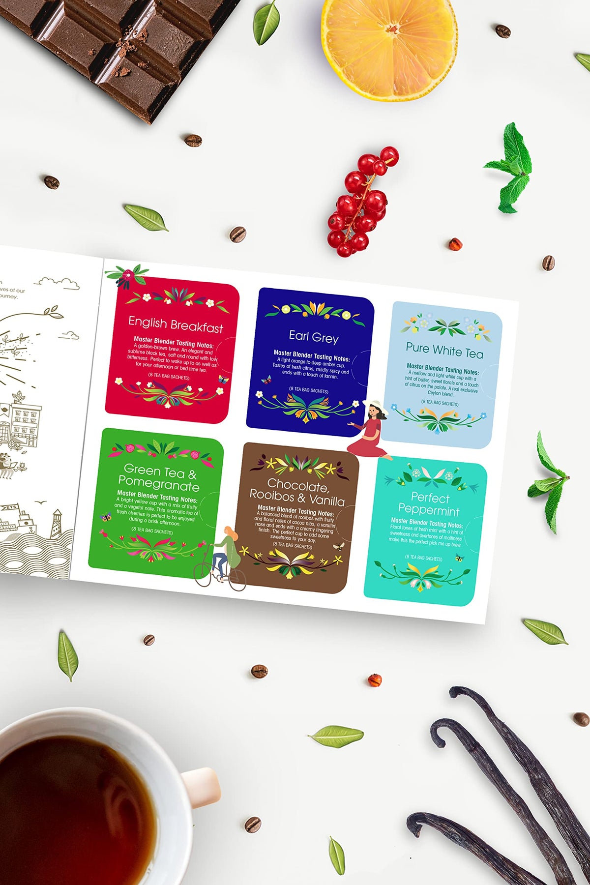 English Tea Shop Luxury Tea Collection - 48 Organic Tea Bags, 6 Flavors 2