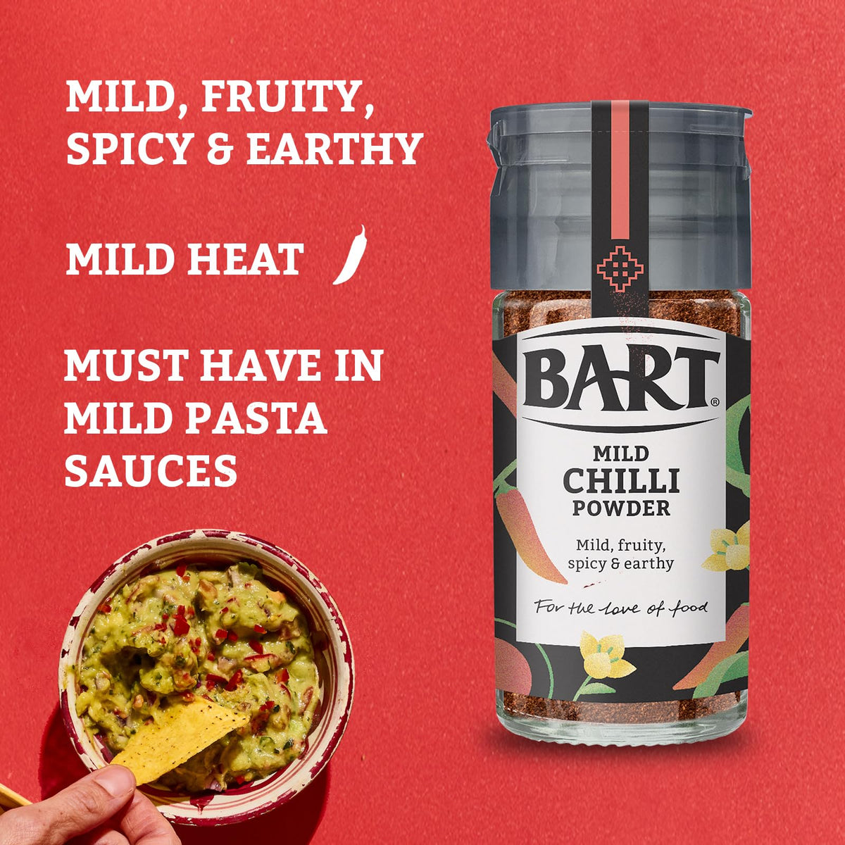 BART Latin American Spice Collection - Cayenne Pepper, Chilli Flakes, Sweet Smoked Paprika, Mild Chilli Powder, Hot Chilli Powder, Fajita Spice Blend 7