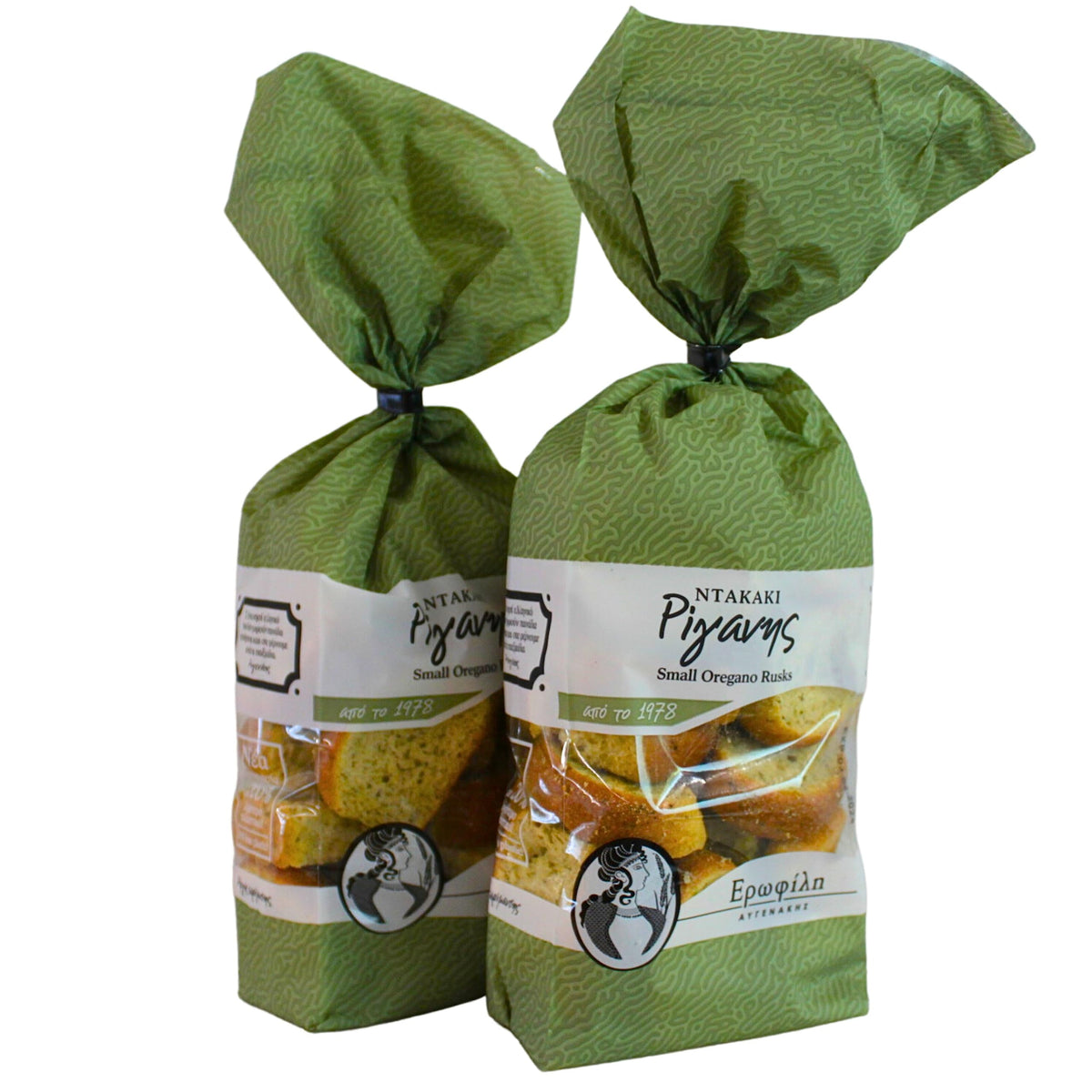 Erofili Small Oregano Rusks - Authentic Cretan Recipe, High Fibre, 600g (2 x 300g Packs) 3