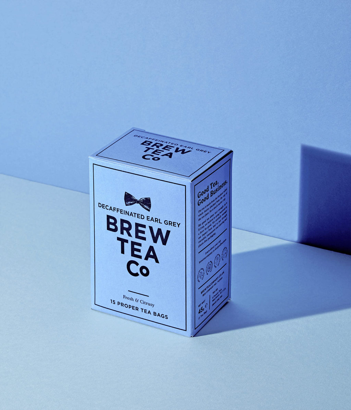 Brew Tea Co Decaffeinated Earl Grey Tea - 15 Teabags, Caffeine-Free, Fresh & Citrusy Flavor 5