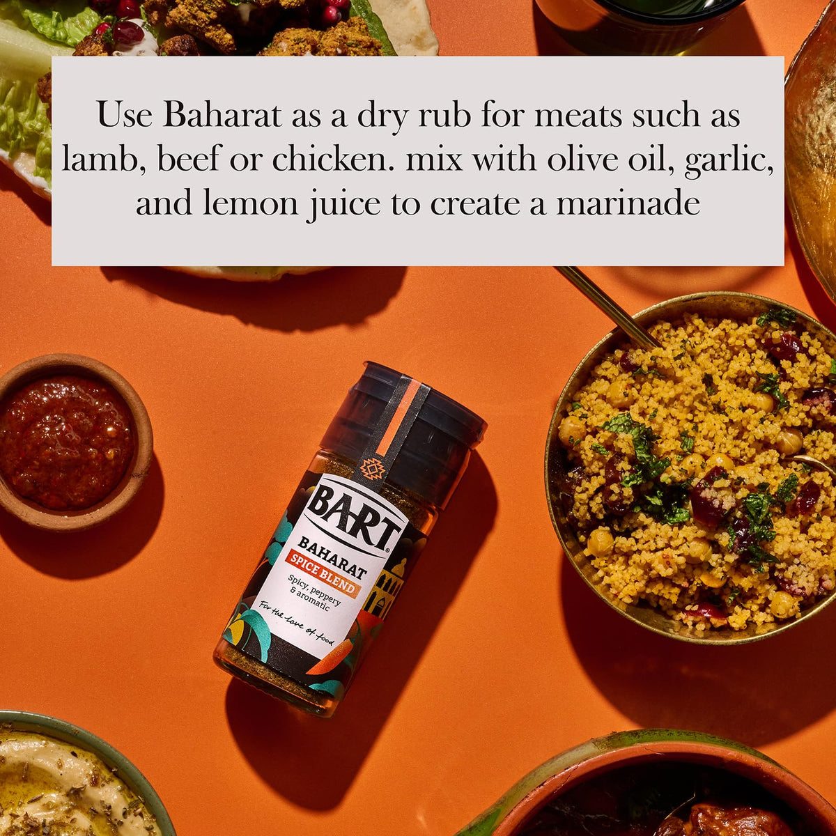 BART Baharat Meat Seasoning - Aromatic & Peppery Blend | 6 x 35g Jars 3