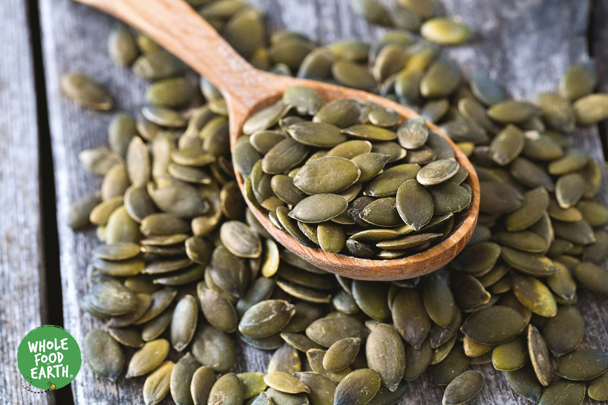 Wholefood Earth Organic Pumpkin Seeds - Raw, Hulled, 250g | GMO Free 3