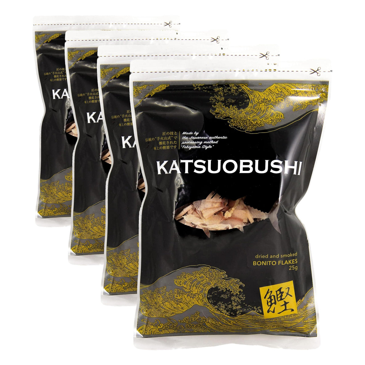 Kohyo Katsuobushi (Bonito Flakes) - Dried Skipjack Tuna | 25g (Pack of 4) 1