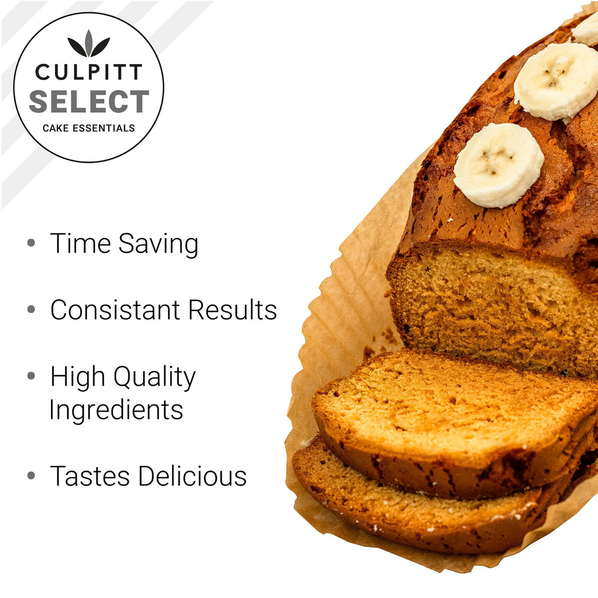 Culpitt Select Banana Cake Mix - 1kg Bag | Makes 2 x 8" Cakes 2