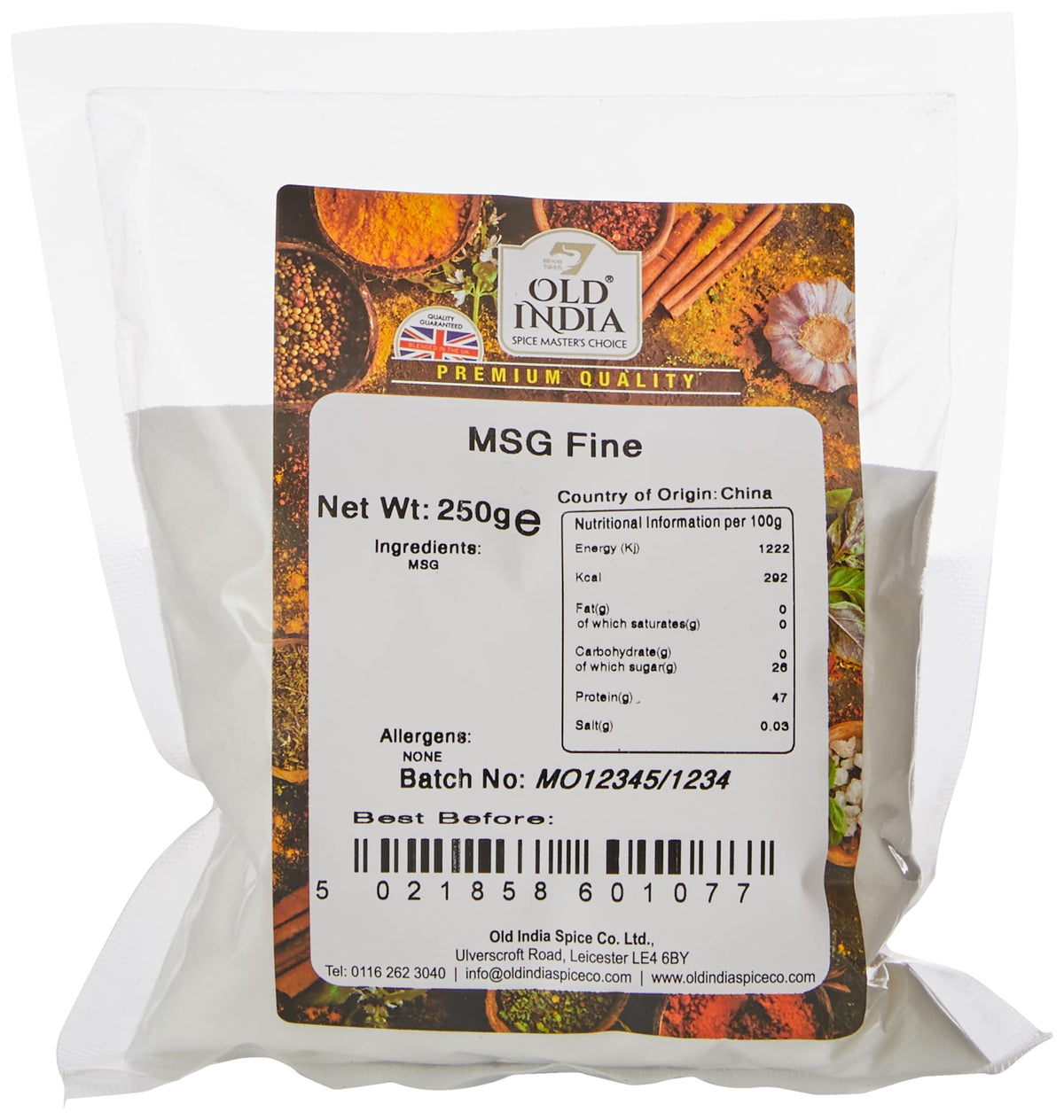 Old India MSG Powder - 250g | Natural, Additive-Free, GMO-Free 1