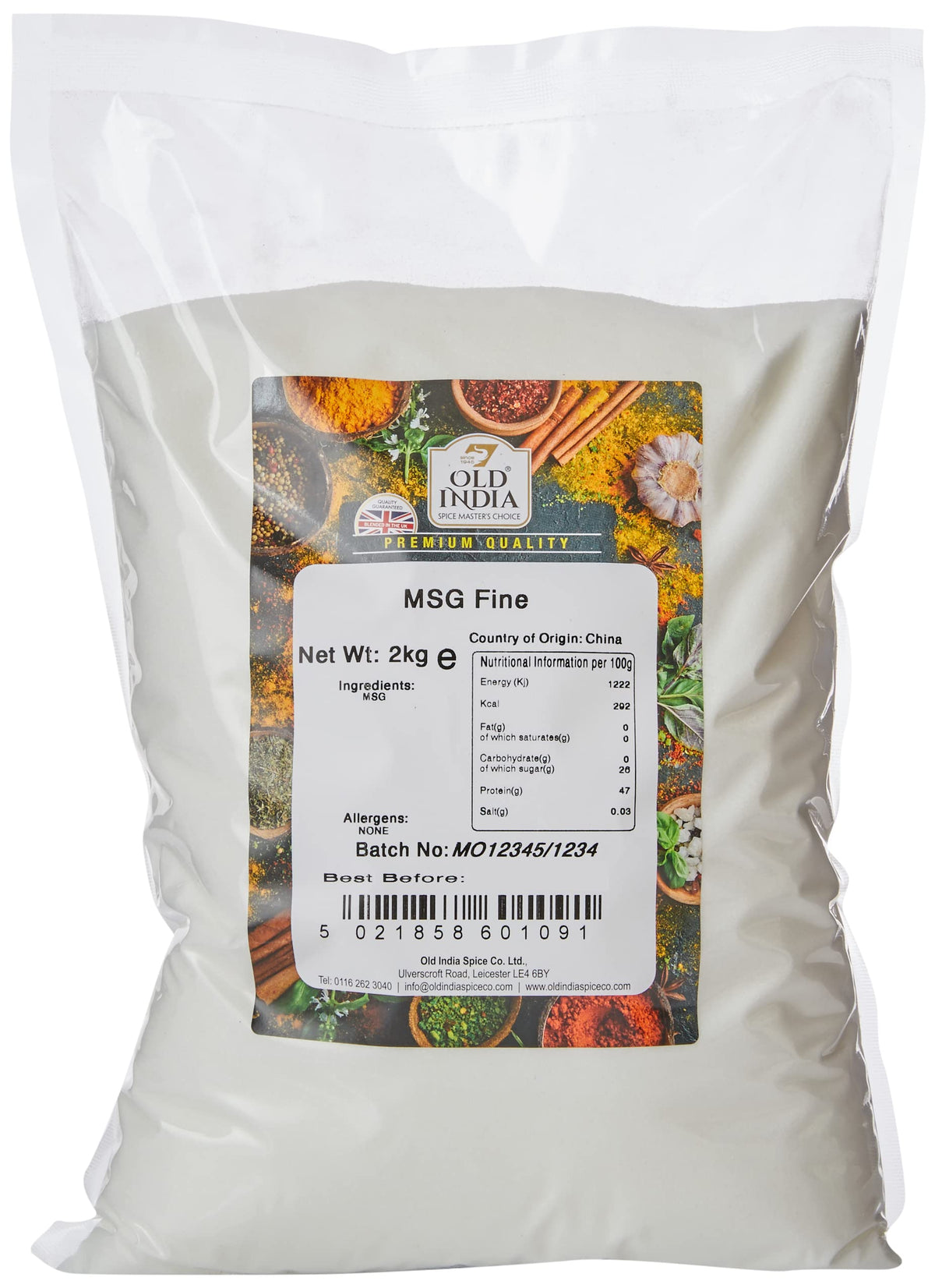 Old India MSG Seasoning Powder - 2kg 1