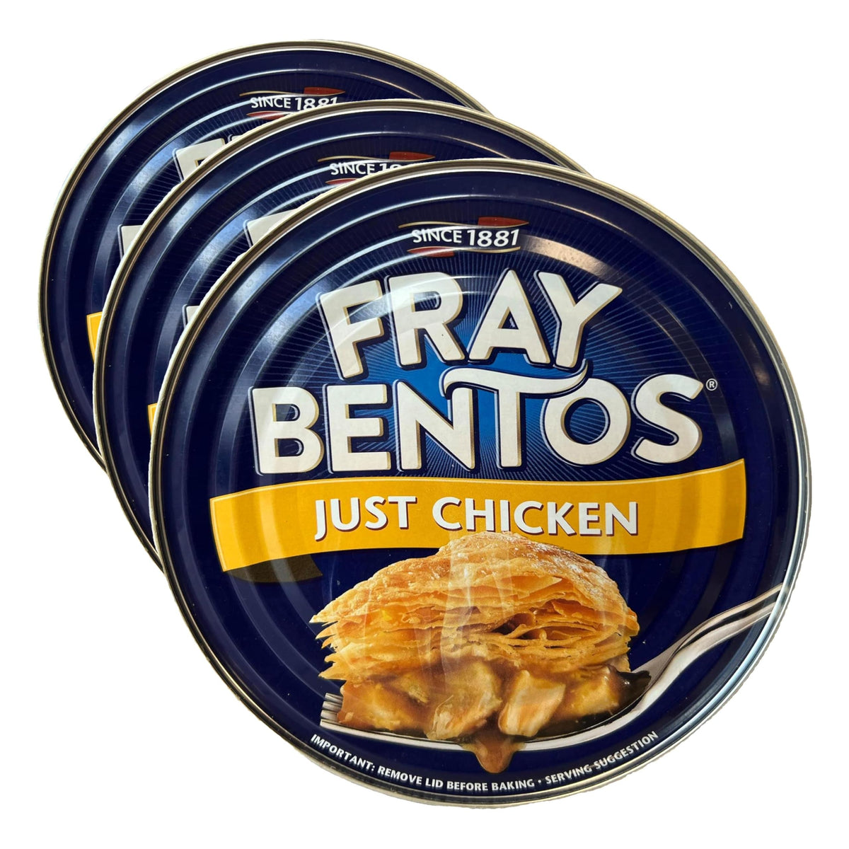 Fray Bentos Just Chicken Pie - 425g Pack of 3